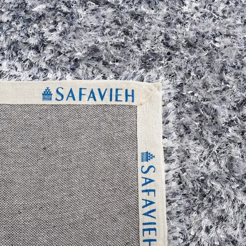 Miniatura 7 de SAFAVIEH Malibu Shag Collection - Alfombra decorativa, 3 x 5 pies, carbón, hecha a mano, sólida, 1.4 pulgadas de grosor, ideal para zonas de alto