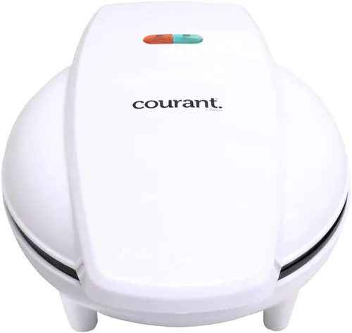 Miniatura 2 de Courant Mini máquina para hacer donas para vacaciones, apta para niños, desayuno o aperitivos, postres y más con superficie antiadherente, hace 7