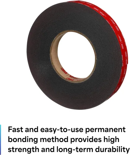 Miniatura 3 de 3M VHB Cinta de montaje resistente 5952, 0.5" de ancho x 5 yardas de longitud