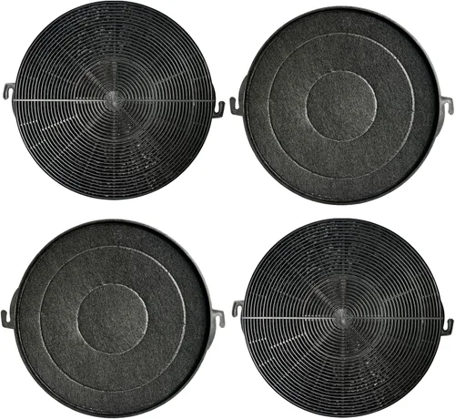 Juego de 4 filtros de carbón CF1 de repuesto para modelos de campana extractora Zline KBCRN-36, KBCRN-42, KBCRN-48, KECRN-36, KN4-48, KE2i-36, KL2-30