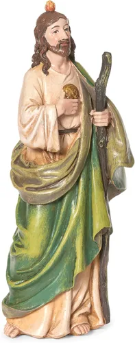 Miniatura 2 de Roman Joseph's Studio Inc.. Figura de St Jude en base, colección renacentista a escala de 6 pulgadas, 6.5 pulgadas de alto, resina y piedra, regalo