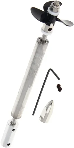 Miniatura 7 de Jutagoss Hélice del eje de transmisión para RC Boat L Eje de 5.118 in,Manga L80mm,Hélice D36mm para eje de motor de 0.157 in