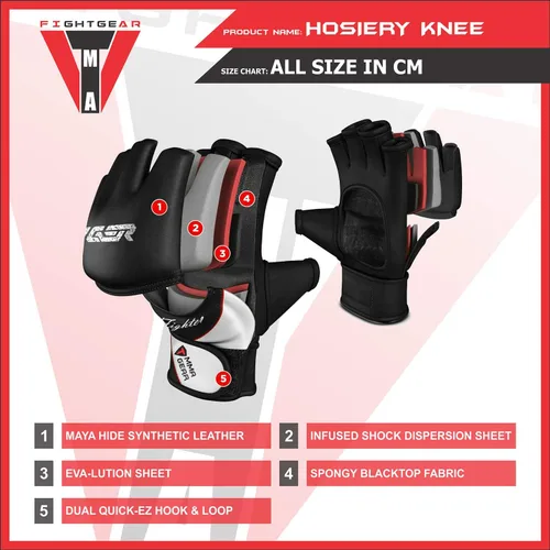Miniatura 5 de Guantes MMA Grappling Muay Thai Boxeo Entrenamiento Artes Marciales Sparring