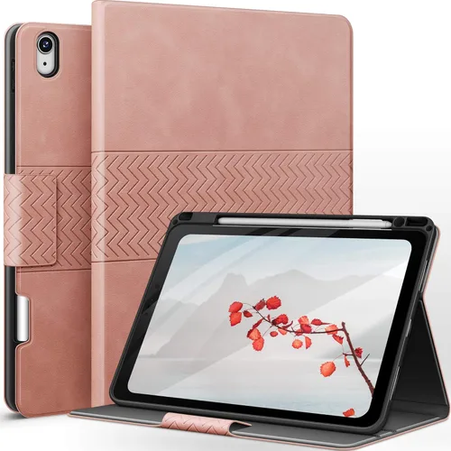 Miniatura 11 de auaua Funda para iPad Air de 11 pulgadas M3/M2 (2025/2024), iPad Air de 5ª/4ª generación (2022/2020) con soporte para lápices, apagado y encendido