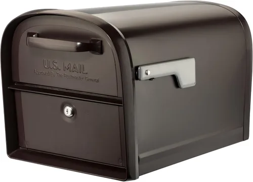 Miniatura 15 de Architectural Mailboxes 6300B-10 Oasis 360 Buzón de paquete con bloqueo, extragrande, negro, 6300B-10 Galvanized steel build with a secure steel