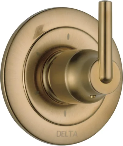 Miniatura 2 de Delta Faucet Trinsic - Kit de moldura de desviador de bronce frotado con aceite de 6 ajustes, kit de válvula de desviación, desviador de ducha
