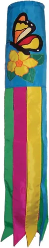 Miniatura 6 de In the Breeze 5072 — Birdhouse Garden 40 pulgadas Windsock — Decoración colorida para colgar al aire libre