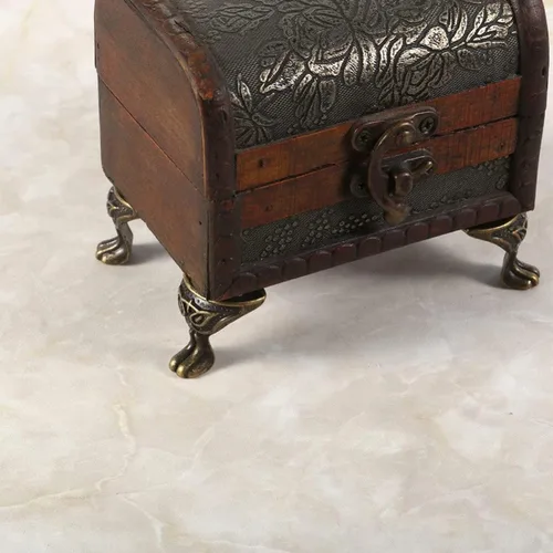 Miniatura 4 de 24 patas de caja de latón antiguo, herrajes para caja de joyería, patas para patas, protector de esquina, pies decorativos para caja de regalo, caja