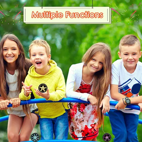 Miniatura 4 de 40 piezas de juguetes Yoyos de plástico con ruedas en varios colores para principiantes, adultos, adolescentes, cumpleaños, carreras, fiestas
