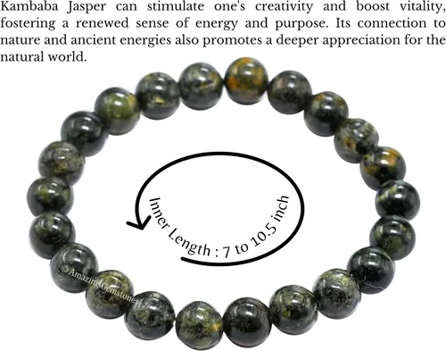 Miniatura 853 de Amazing Gemstone Crystal Bracelet for Women Men's Gifts - Protection Healing Crystal Bracelet - 8mm Gemstone Beaded Stretchable Bracelet Pulseras