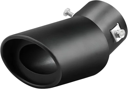 Punta de escape de automóvil de acero inoxidable, 2.5 a 3.3 pulgadas, tubo de escape universal para modificación de tubo de escape trasero de