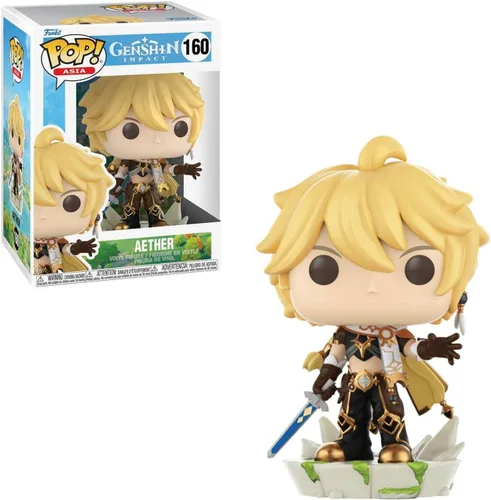 Miniatura 5 de POP Genshin Impact - Figura de vinilo Aether Funko (paquete con funda protectora de caja compatible), multicolor, 3.75 pulgadas