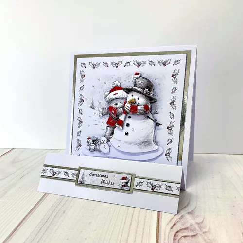 Miniatura 5 de Katy Sue Paquete de decoupage troquelado de selección navideña. Contiene 24 hojas de papel de decoupage troqueladas precortadas para tus suministros