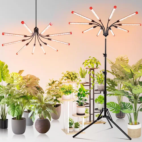Miniatura 11 de GameChanger! Luces de crecimiento de 36 W, no 15 W, 4 cabezales con clip fuerte para plantas de interior con temporizador, mejor regalo para amantes