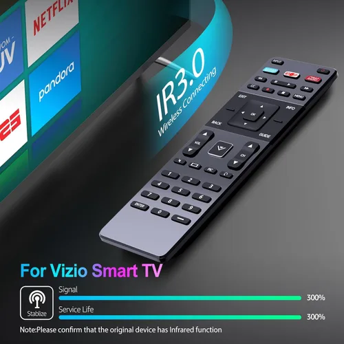 Miniatura 3 de XRT122 - Control remoto de repuesto compatible con Vizio Smart TV D55U-D1 D58U-D3 D60-D3 E32-C1 E32H-C1 E40-C2 E40X-C2 E43-C2 E48-C2 E50-C1 E65-C1