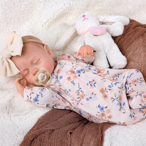 BABESIDE Muñecas de bebé Reborn – Muñecas recién nacidas realistas de 20 pulgadas, bebé niña real con cuerpo de tela ponderada, juguete de regalo