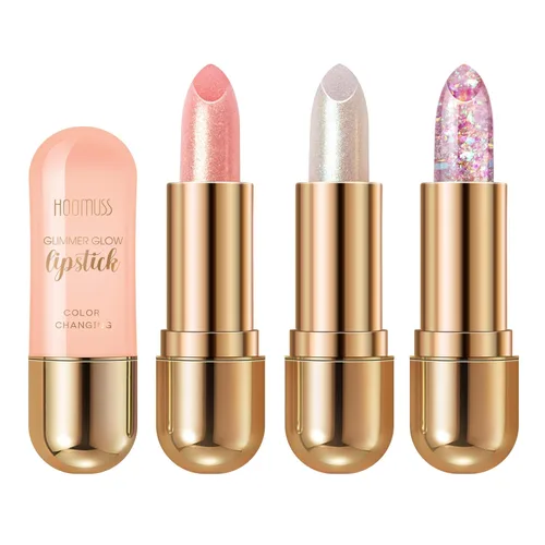 Miniatura 10 de Bálsamo labial de flores, lápiz labial que cambia de color para una sombra rosa perfecta, bálsamo labial de pH único para tus labios, bálsamo