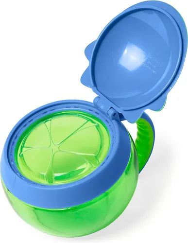 Miniatura 3 de Skip Hop Contenedor de aperitivos para bebé, taza de aperitivos a la hora de comer, Dino 2-Dino
