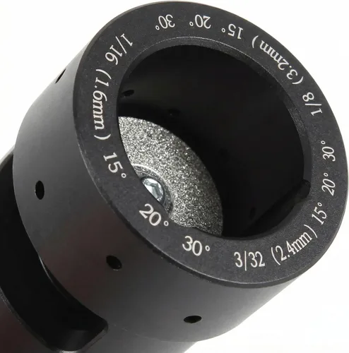 Miniatura 3 de Afilador de electrodo de tungsteno - Afilador universal de aluminio TIG soldadura tungsteno herramienta de cabeza, con ranura afilador de tungsteno