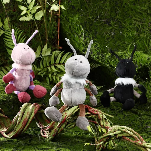 Miniatura 4 de Shappy 3 piezas de hormigas de peluche de hormigas de 12 pulgadas para niños, hormigas de peluche con bufanda, juguetes suaves para niños y niñas