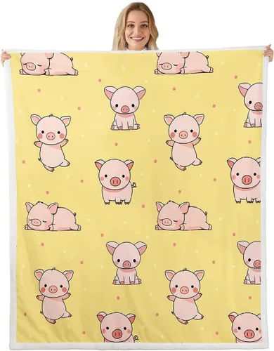 Miniatura 27 de Skull Flannel Fleece Throw Blanket 40"x50" Cartoon Skulls Fuzzy Blanket for Sofa Couch Love Hearts Polka Dots All Season Bed Blankets Plush