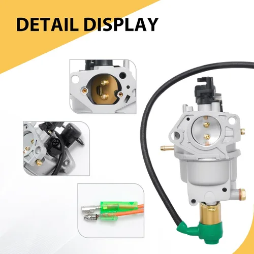 Miniatura 4 de SYOWADA Kit de carburador 16100-Z5L-F12, repuesto para Honda GX340 GX390 338cc 389cc 420cc, repuesto para Honda EB6500 EM5000SX, sustituye a