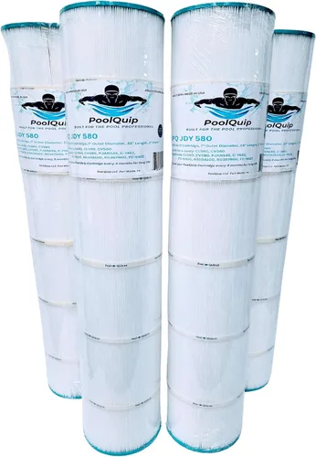 PQJDY580 - Filtro de piscina de grado profesional que reemplaza a Jandy CL580, CV580, PJAN145, Ultral-A10, Unicel C-7482, Filbur FC-0820, A0104100,
