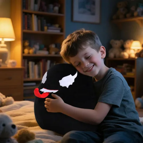 Miniatura 4 de Global Park Juguetes de peluche de Veneno de 17 pulgadas, almohada de peluche de animal con lengua elástica, regalo para niños y niñas