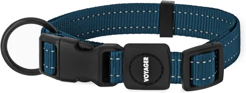 Miniatura 13 de Best Pet Supplies Voyager - Correa o collar reflectante para perro con asa de neopreno, para cachorros de raza pequeña, mediana y grande, bonita