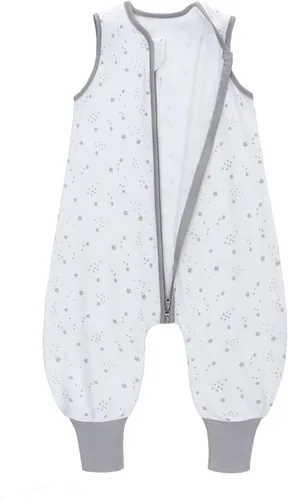 Miniatura 13 de Miracle Baby Saco de dormir con pies - 0.5 TOG 100% algodón transpirable, diseño sin mangas, saco de dormir para bebé León