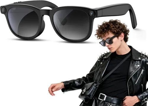 AI Smart con lentes de cámara HD 4K para videos, grabación de vlog manos libres, audio de oreja abierta, diseño ultraligero para exteriores y