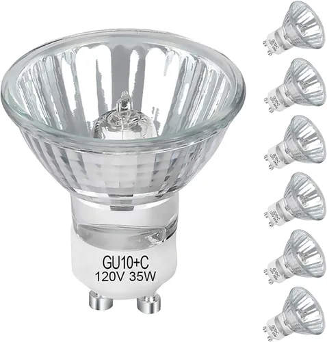 Miniatura 8 de Bombilla halógena GU10 de 25 vatios NP5 de repuesto para calentador de velas, quemador de cera aromática, fragancia derretida, GU10+C 120V 25W, MR16