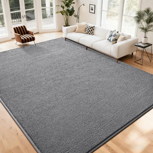 Miniatura 9 de Nuttumico - Alfombras grandes y modernas para dormitorio, sala de estar, alfombra gris de 5 x 7 pies, alfombra de interior de espuma viscoelástica
