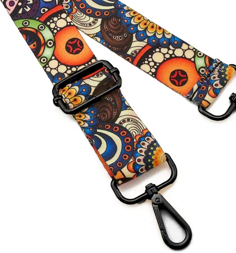 Miniatura 134 de ZOOEASS Hebillas de níquel Correa ancha para el hombro ajustable de repuesto para cinturón de pistola, hebilla de guitarra estilo bandolera