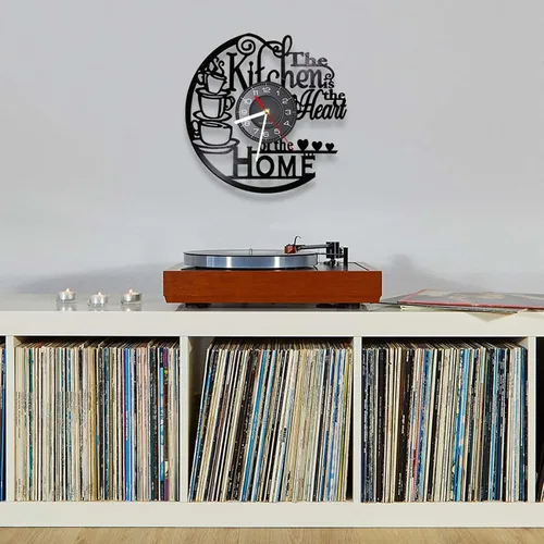 Miniatura 3 de Reloj de pared decorativo de 12 pulgadas, diseño moderno, diseño moderno, diseño de la cocina, reloj de pared silencioso para decoración