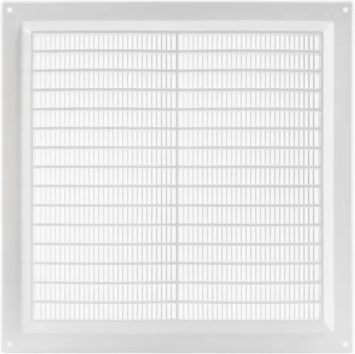 Miniatura 12 de Cubierta de ventilación negra de 5 x 12 pulgadas (exterior), rejilla de ventilación de plástico con malla protectora, cubierta de ventilación