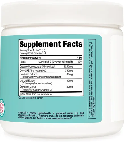 Miniatura 5 de Nutricost Monohidrato de creatina en polvo para mujeres, micronizado, sin sabor, 50 porciones - vegetariano, sin OMG, sin gluten