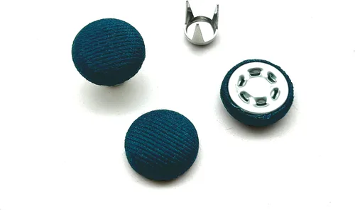 Miniatura 16 de Gorra de béisbol de 5/8 pulgadas / 0.630 in, con botones, botón superior, repuesto para fabricación, suministros de reparación color marrón H155E