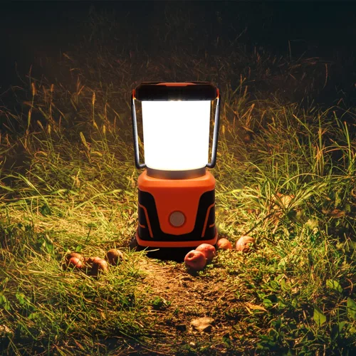 Lámpara LED de campamento súper brillante de 1500 lúmenes, 4 modos de luz, reflector regulable, lámpara de emergencia alimentada por batería,