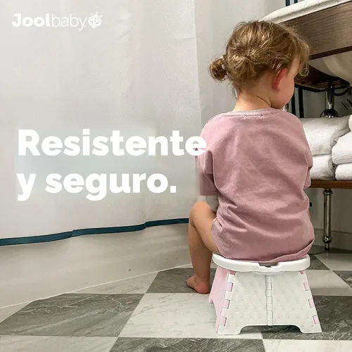 Miniatura 7 de Jool Baby Silla portátil de entrenamiento para ir al baño con bolsa de viaje y 30 forros, plegable, para uso en interiores y exteriores, camping