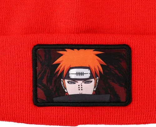 Miniatura 2 de Naruto Akatsuki Pain - Gorro de puño rojo, Rojo, talla única