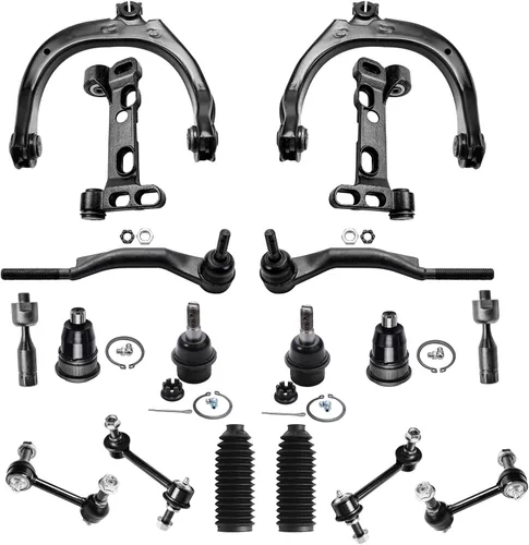 Miniatura 112 de Detroit Axle - Kit de suspensión frontal de 16 piezas para RWD Chrysler 300 Dodge Charger Challenger Magnum 6 brazos de control con rótulas 2