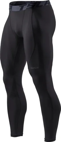 TSLA - Paquete de 1 o 2 pantalones térmicos de compresión para hombre, leggings deportivos y mallas para correr pantalones para usar como primera