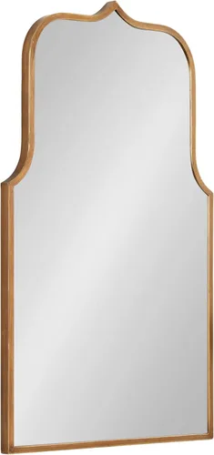 Miniatura 10 de Kate and Laurel Gezella Glam - Espejo de pared de arco ancho festoneado, 38 x 24, dorado envejecido, impresionante espejo decorativo glamoroso