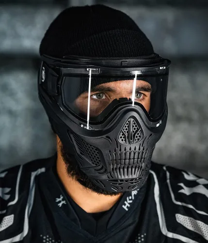 Miniatura 5 de HK Army HSTL - Máscara de Paintball/Airsoft con diseño de calavera Negro