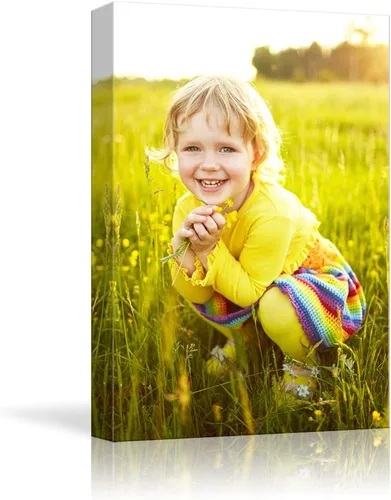 NWT Impresiones de lienzo personalizadas con tus fotos para niños mayores, cuadros de lienzo personalizados para pared para imprimir enmarcadas de