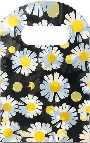 Joyhey 100 bolsas pequeñas de plástico para mercancías de 3.5 x 5.9 pulgadas, bolsas de compras, bolsas de venta al por menor, bolsas de regalo con
