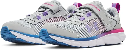 Miniatura 5 de Under Armour Tenis de correr unisex Assert 9 con cierre alternativo para niños