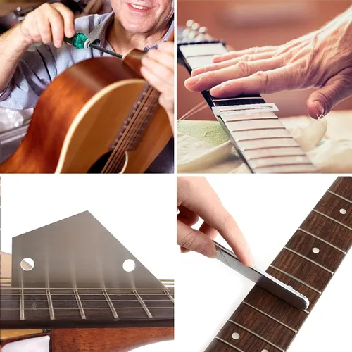 Miniatura 4 de Kit de herramientas de guitarra de 25 piezas, accesorios de guitarra, regalos para hombres, kit de reparación de guitarra, herramientas de luthier