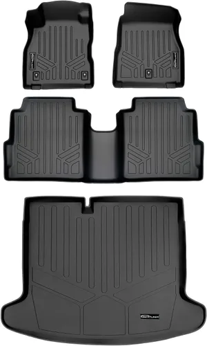 Miniatura 12 de SMARTLINER Juego de alfombrillas de primera fila de ajuste personalizado compatibles con Nissan Kicks 2018-2024